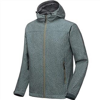 Herren Softshelljacke mit abnehmbarer Kapuze